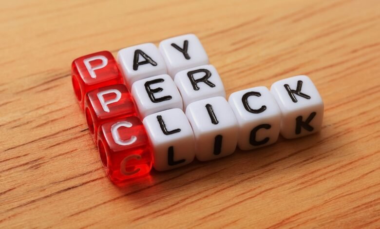 A set of dices endorsing small businesses can leverage PPC for sales growth