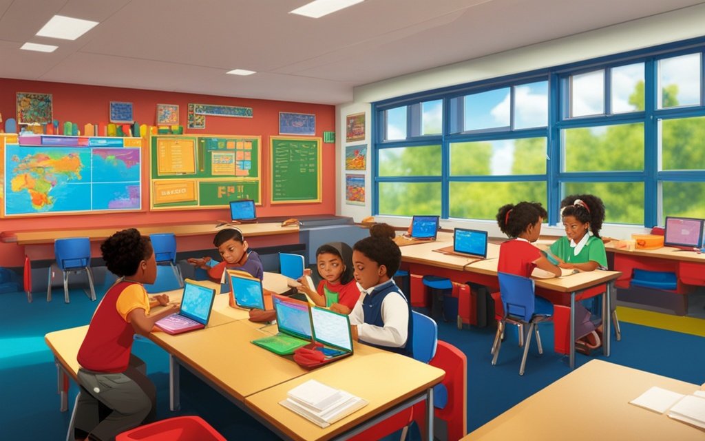 Educational gaming in classroom
