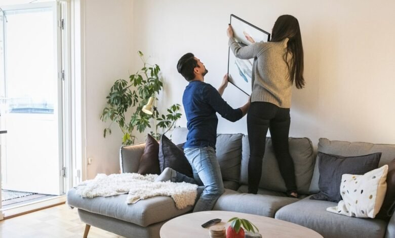 Couple Busy in Home Decor