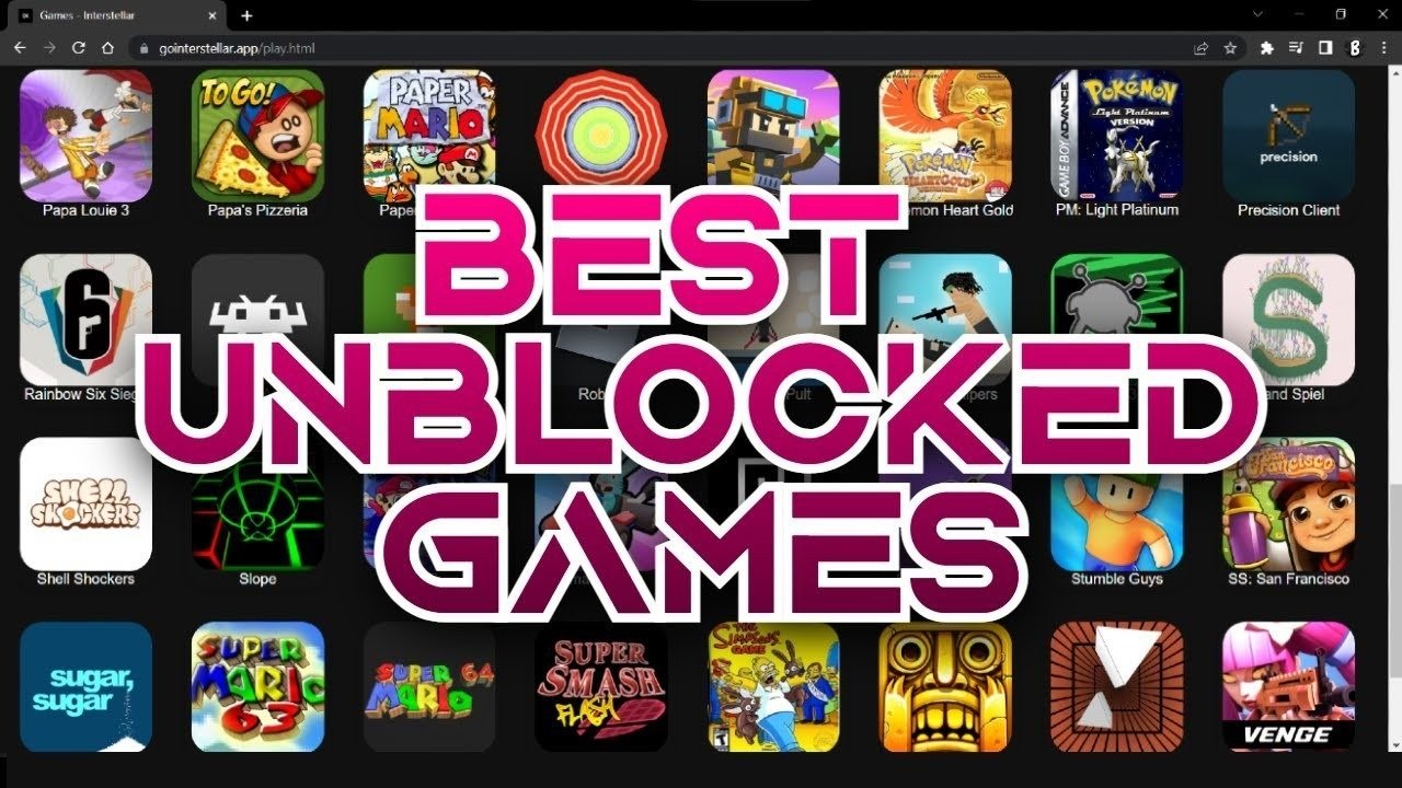 Introduction to Interstellar Games Unblocked Access